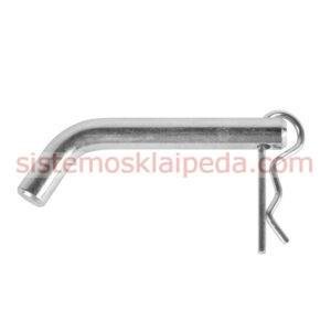 Kablio prikabinimo kaištis su fiksavimo segtuku